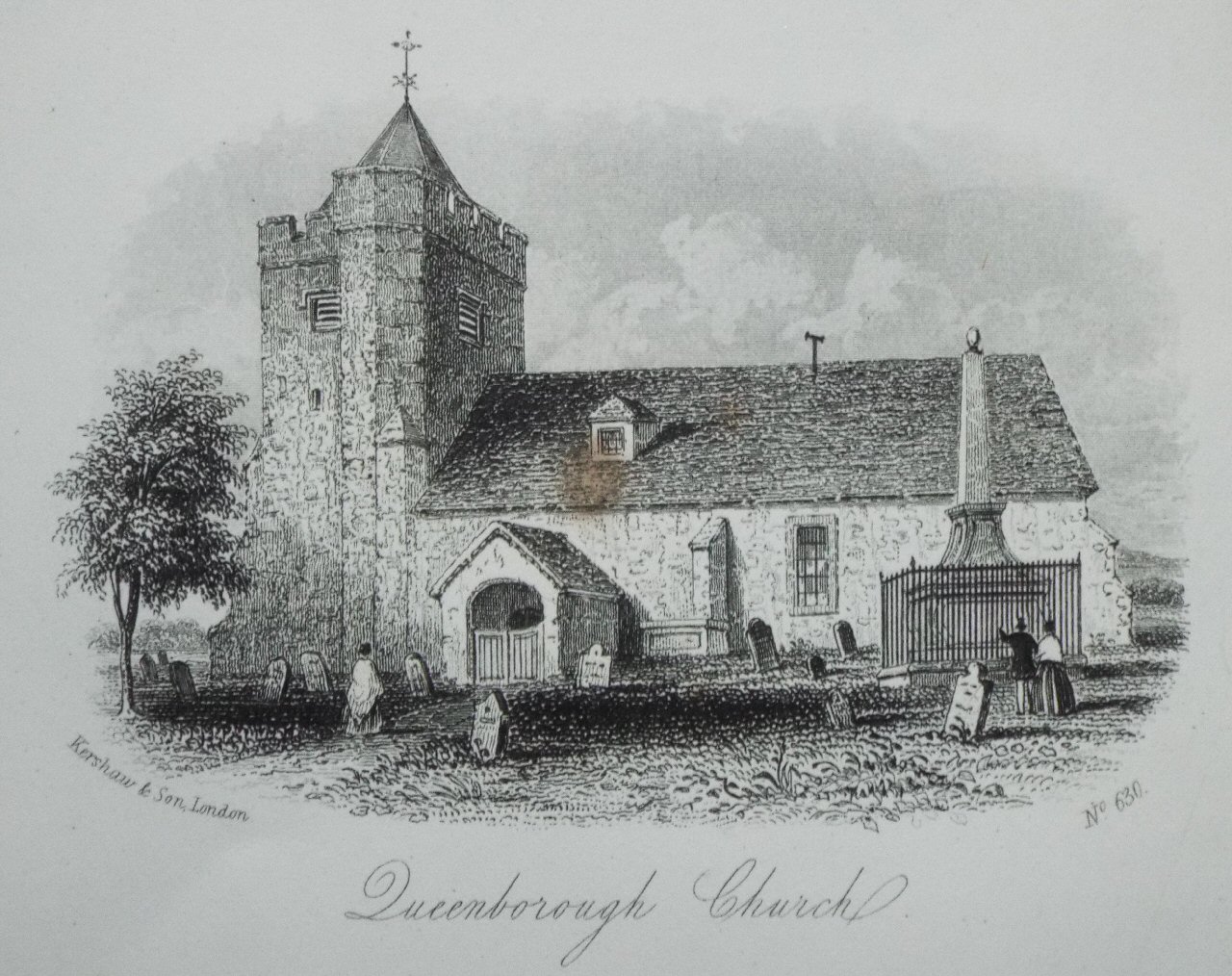 Steel Vignette - Queenborough Church - Kershaw
